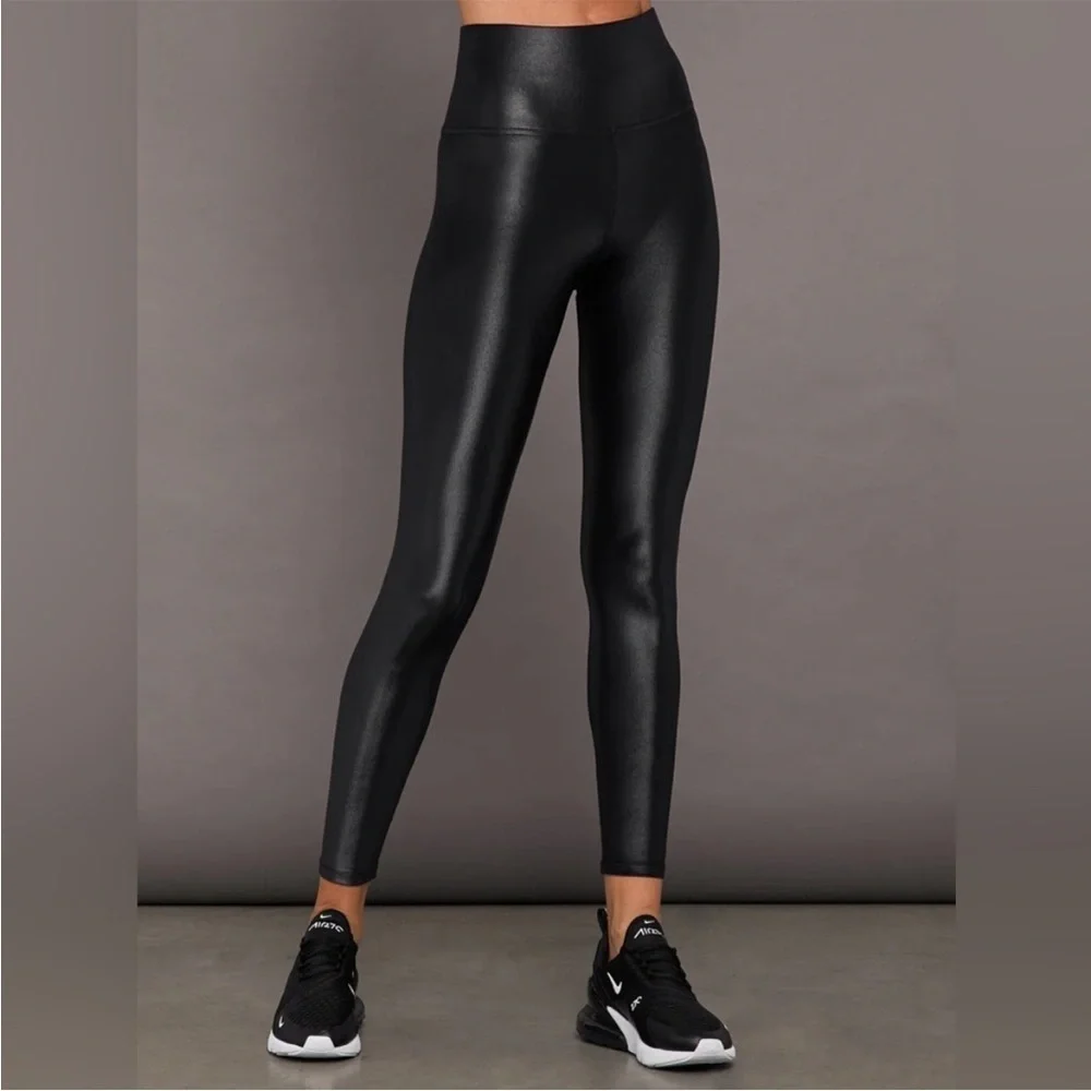 Carbon 38 Women's Black High-Waisted Leggings - Picture 2 of 7